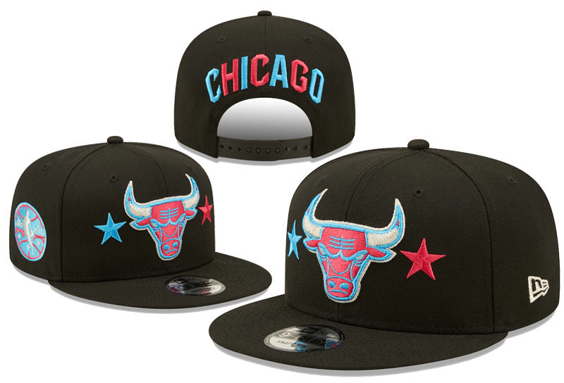 Chicago Bulls Black/Red NBA City Edition/All-Star Chicago 9FIFTY Snapback