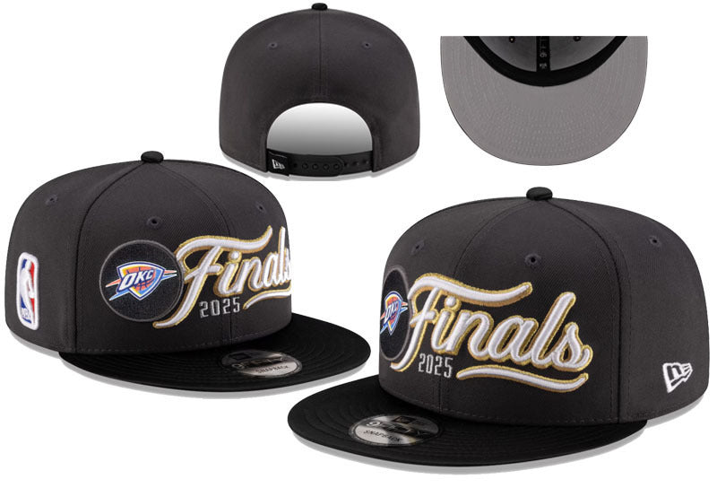 Oklahoma City Thunder Dark Gray/Black NBA Finals 2025 9FIFTY Snapback