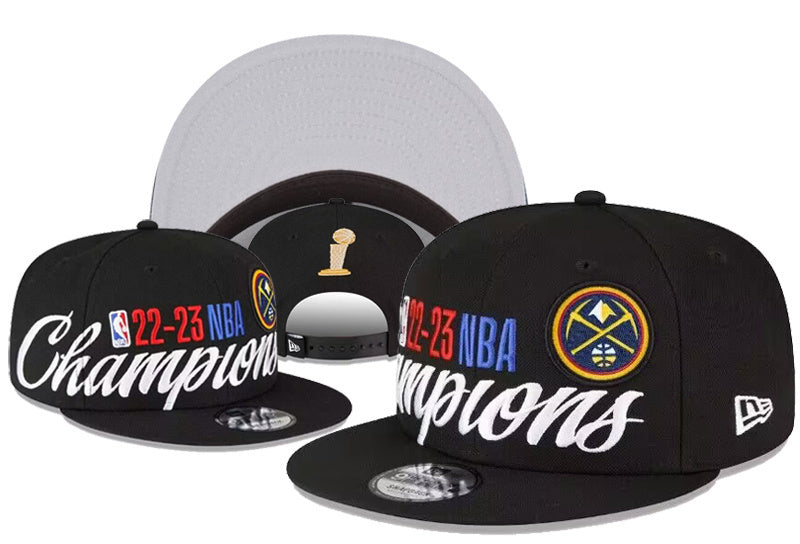 Denver Nuggets Black/White 2022-23 NBA Champions 9FIFTY Snapback