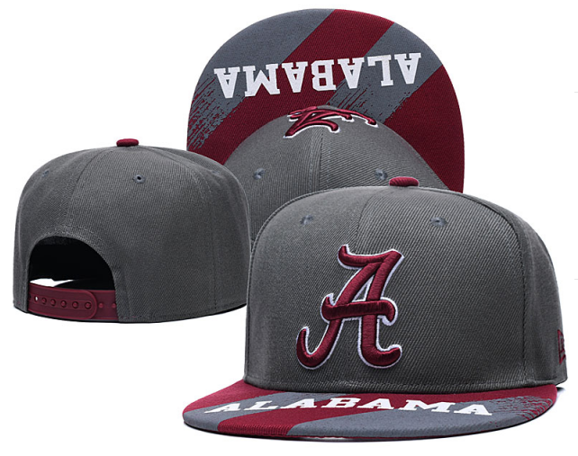 Alabama Crimson Tide Gray/Scarlet Red Snapback