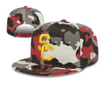 USC Trojans Camo Gray/Red/Black/Red Edition camuflagem urbana (camo 9FIFTY Snapback