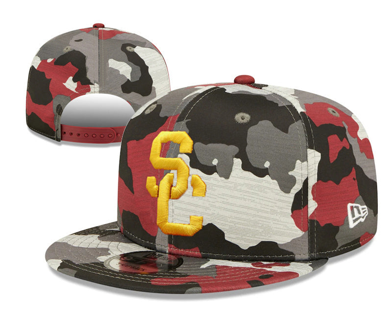 USC Trojans Camo Gray/Red/Black/Red Edition camuflagem urbana (camo 9FIFTY Snapback