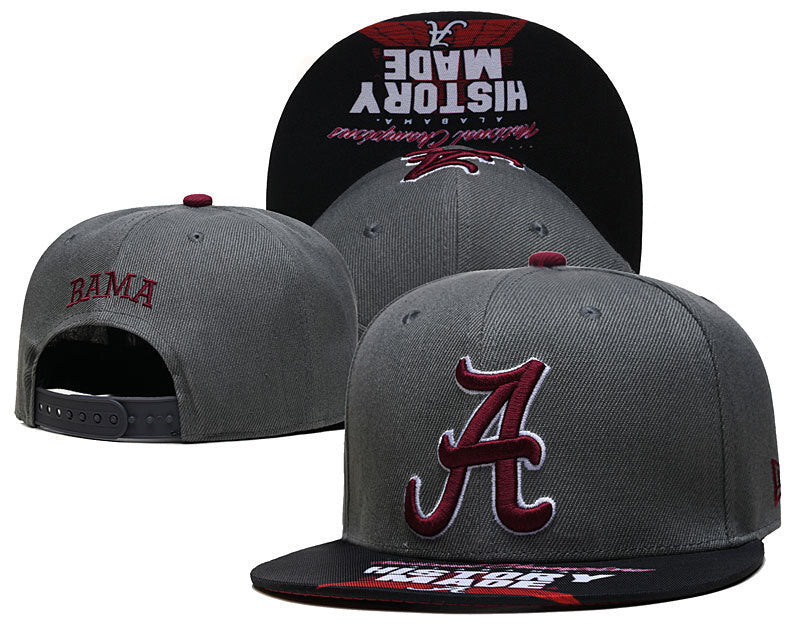 Alabama Crimson Tide Gray/Black History Made - Alabama National Champions Snapback