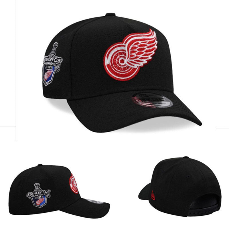 Detroit Red Wings Black/Red Stanley Cup Champions 9FORTY Adjustable