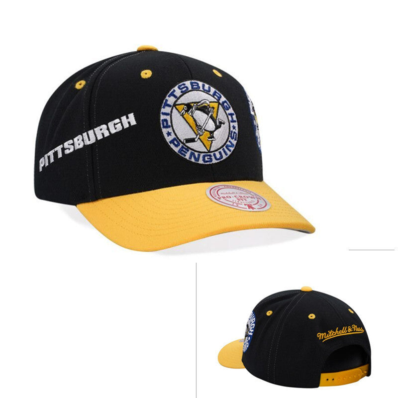 Pittsburgh Penguins Black/Yellow Snapback