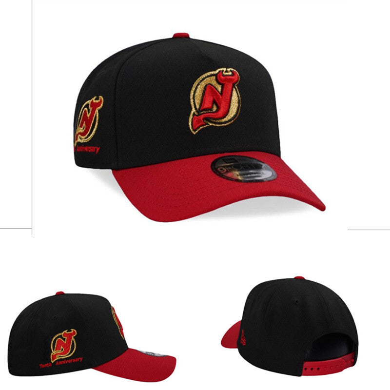New Jersey Devils Black/Red Tenth Anniversary Edition 9FORTY Adjustable