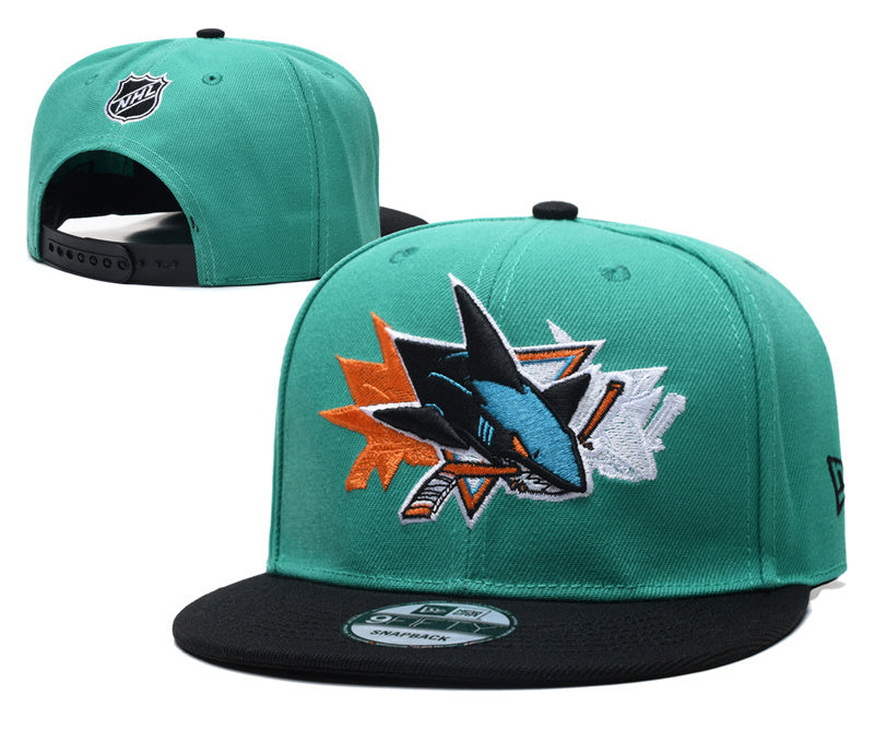 San Jose Sharks Green-Água (Teal)/Black 9FIFTY Snapback