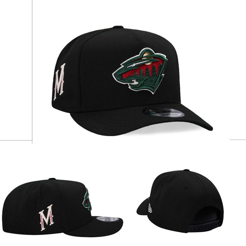 Minnesota Wild Black/Green 9FIFTY Snapback
