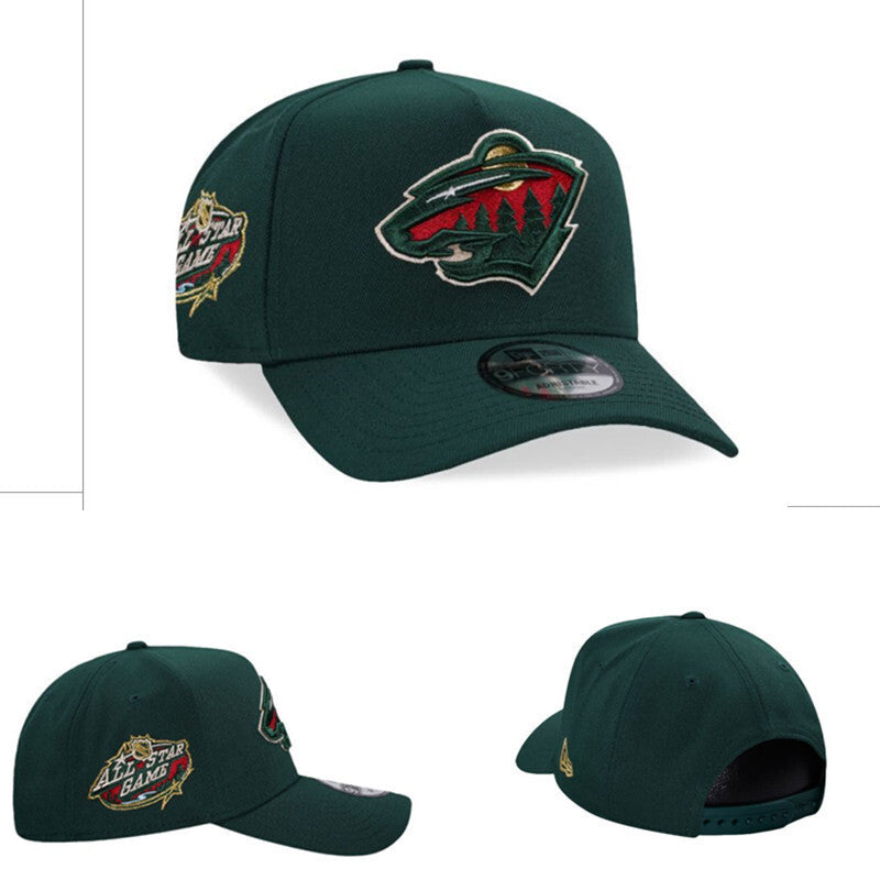 Minnesota Wild Dark Green/Red NHL All Star Game 9FORTY Adjustable
