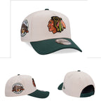 Chicago Blackhawks Cream/Green Chicago Stadium Commemorative 9FORTY Adjustable