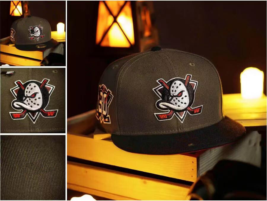 Anaheim Ducks Dark Gray/Black 30º Anniversary Anaheim Ducks 59FIFTY Fitted