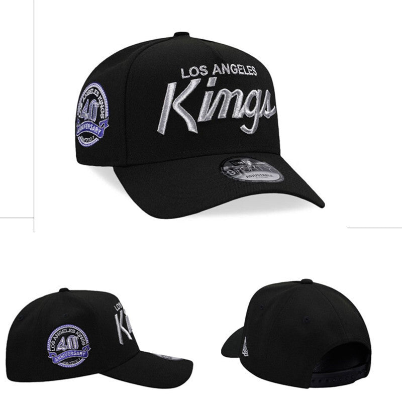 Los Angeles Kings Black/Silver Los Angeles Kings 40th Anniversary 9FORTY Adjustable
