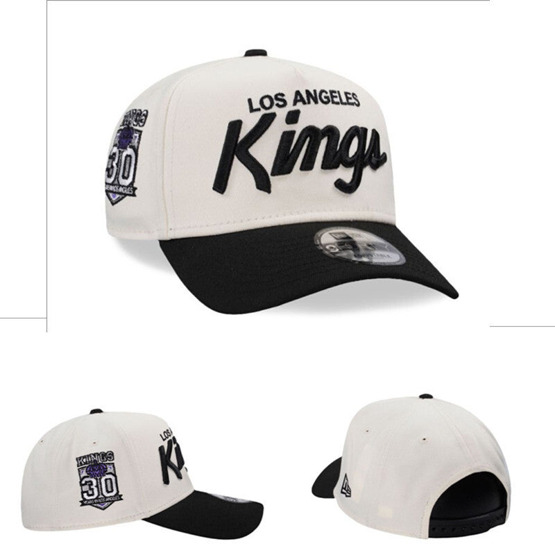 Los Angeles Kings White/Black 30th Anniversary Los Angeles Kings 9FORTY Adjustable