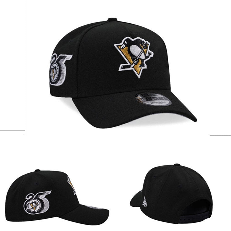 Pittsburgh Penguins Black/Gold Pittsburgh Penguins 35th Anniversary 9FORTY Adjustable