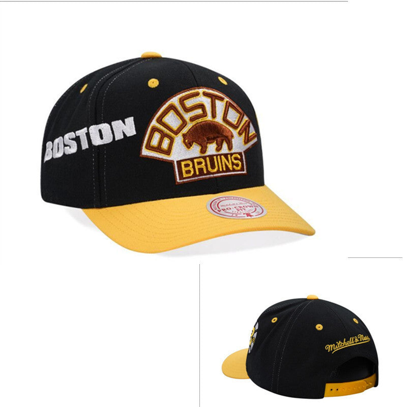 Boston Bruins Black/Yellow Snapback