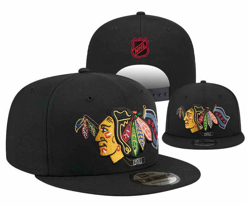 Chicago Blackhawks Black 9FIFTY Snapback