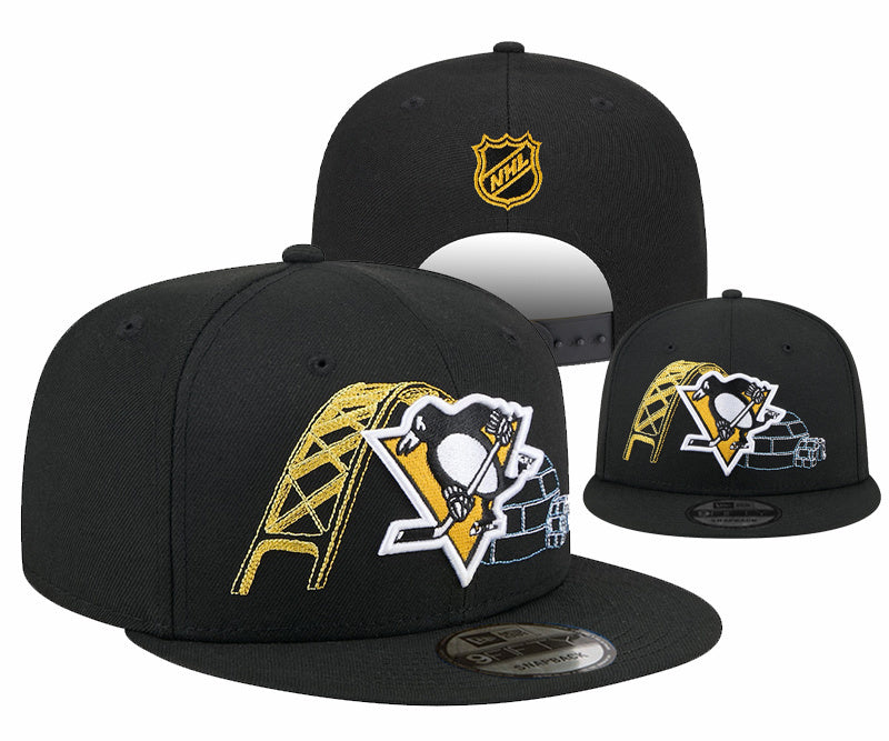Pittsburgh Penguins Black/Yellow NHL City Connect/Local Pack - Pittsburgh 9FIFTY Snapback