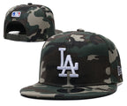 Los Angeles Dodgers Military Green Camo/White 9FIFTY Snapback