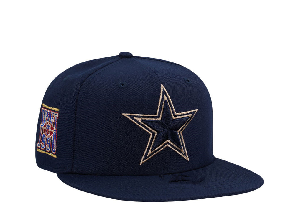 Dallas Cowboys Navy/Gold NFL Draft 1990 Commemorative 59FIFTY Fitted