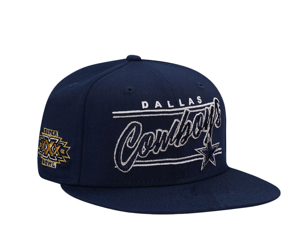Dallas Cowboys Navy/White Super Bowl XXX Commemorative Snapback