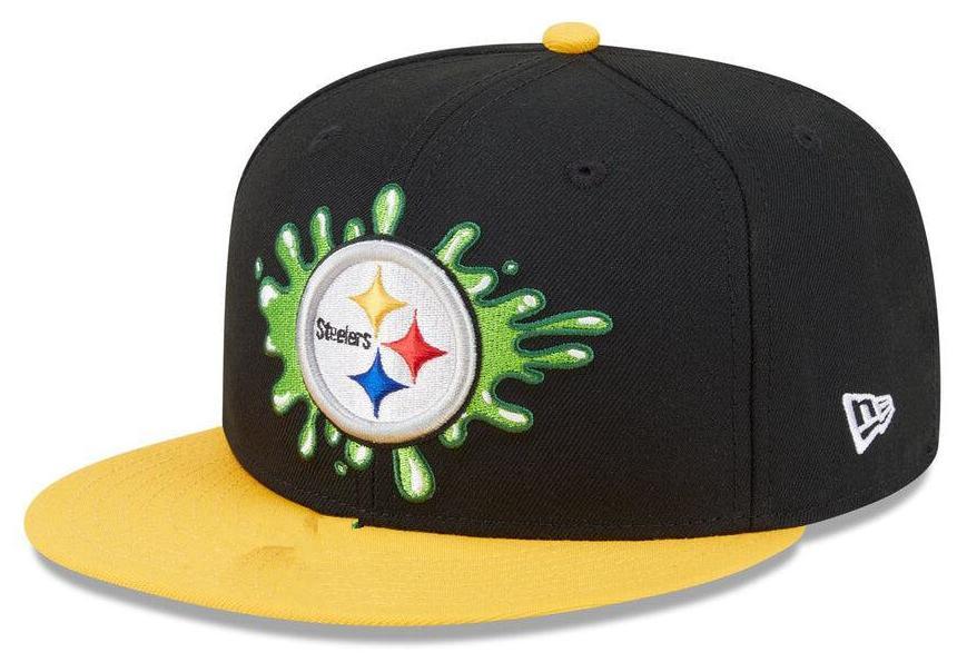 Pittsburgh Steelers Black/Yellow Nickelodeon Slime/NFL x Nickelodeon 9FIFTY Snapback