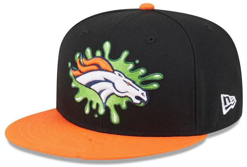 Denver Broncos Black/Orange NFL x Nickelodeon Slime Edition 9FIFTY Snapback