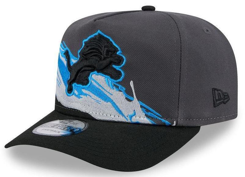 Detroit Lions Dark Gray/Black 9FIFTY Snapback