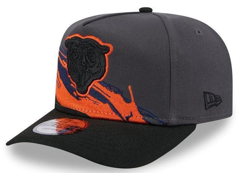 Chicago Bears Gray/Black Sideline Storm/Visor Clip collection/9FIFTY Snapback