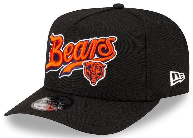 Chicago Bears Black/Orange 9FIFTY Snapback