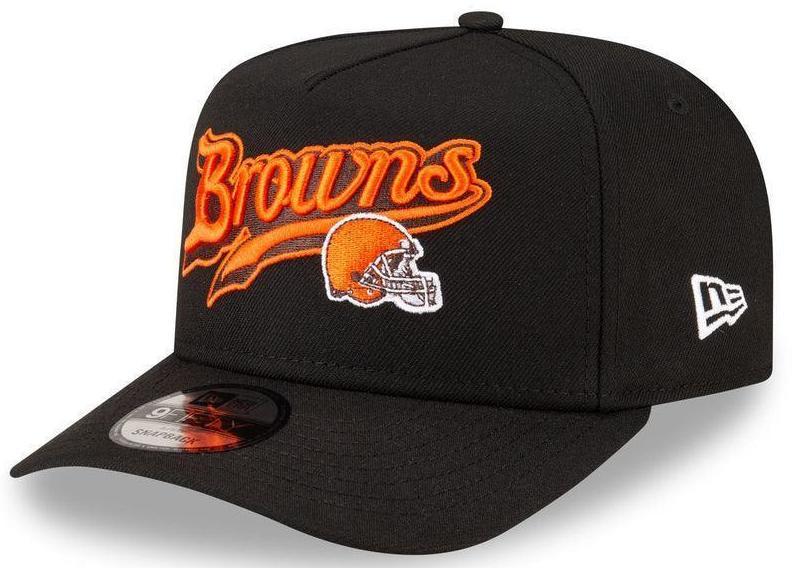 Cleveland Browns Black/Orange 9FIFTY Snapback