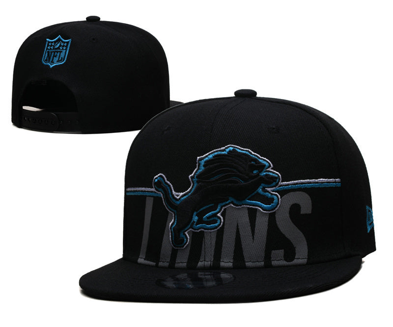 Detroit Lions Black/Blue 9FIFTY Snapback