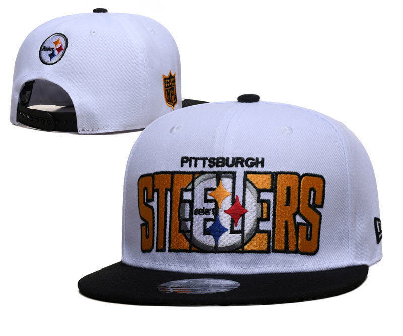 Pittsburgh Steelers White/Black 9FIFTY Snapback
