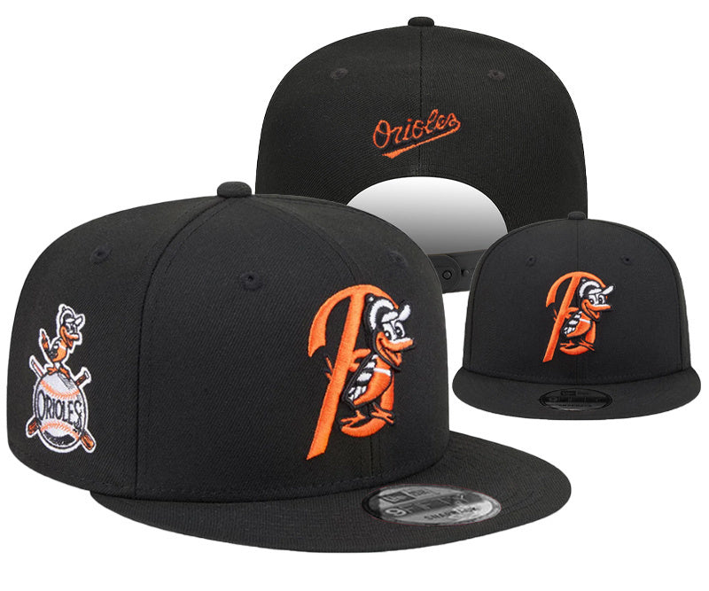 Baltimore Orioles Black/Orange 9FIFTY Snapback