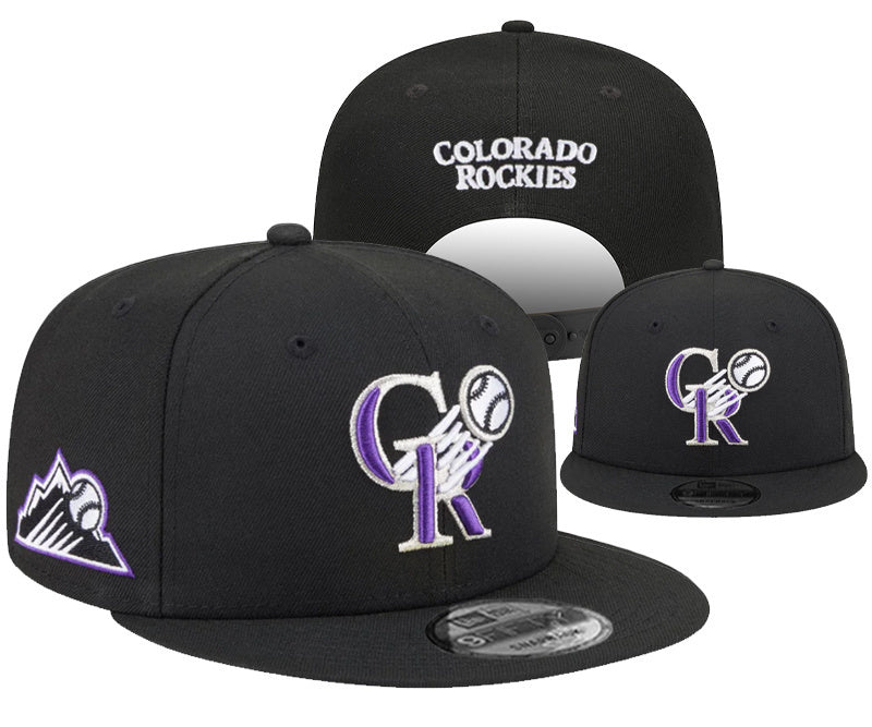 Colorado Rockies Black/Purple 9FIFTY Snapback