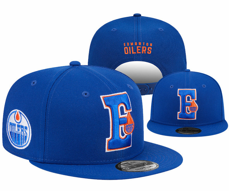 Edmonton Oilers Royal Blue/Orange 9FIFTY Snapback