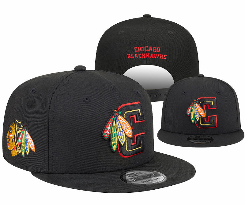 Chicago Blackhawks Black/Red 9FIFTY Snapback