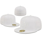 Los Angeles Dodgers White Green UV White on White / Monochrome 59FIFTY Fitted