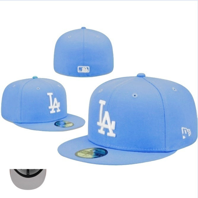 Los Angeles Dodgers Light Blue/White Green UV 59FIFTY Fitted