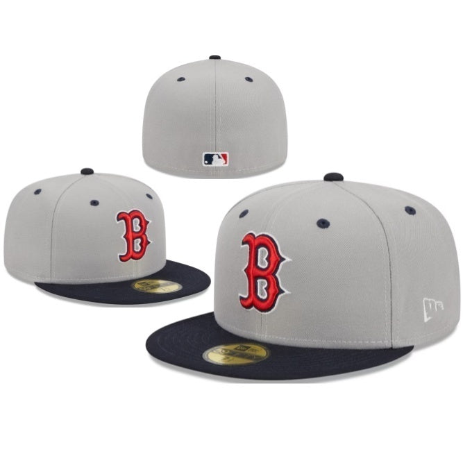 Boston Red Sox Gray/Navy 59FIFTY Fitted