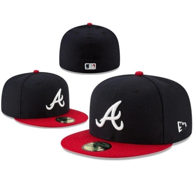 Atlanta Braves Navy/Red 59FIFTY Fitted
