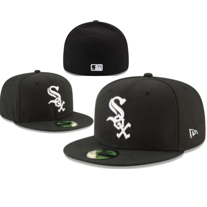 Chicago White Sox Black/White Green UV 59FIFTY Fitted