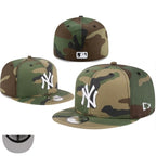 New York Yankees Camuflagem Green/White Camo Edition 9FIFTY Snapback