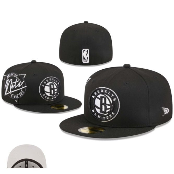 Brooklyn Nets Black/White Green UV 59FIFTY Fitted
