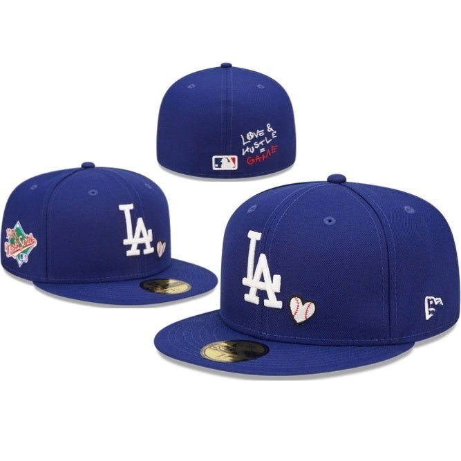 Los Angeles Dodgers Royal Blue/White Green UV Love & Hustle Game 59FIFTY Fitted