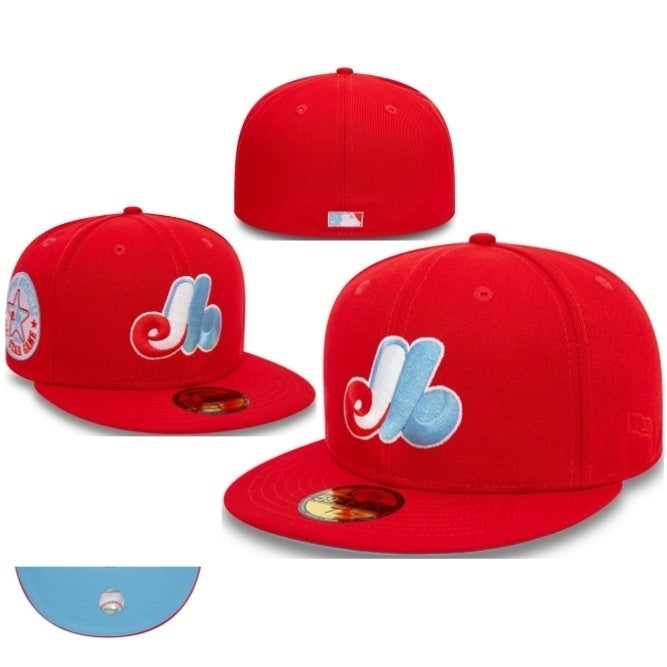 Montreal Expos Red/Light Blue All Star Game 59FIFTY Fitted