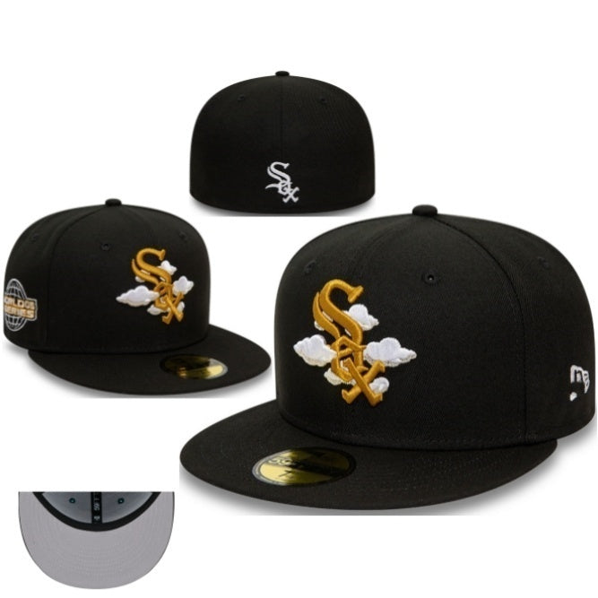 Chicago White Sox Black/Gold Cloud/Clouds - Edition Elements 59FIFTY Fitted