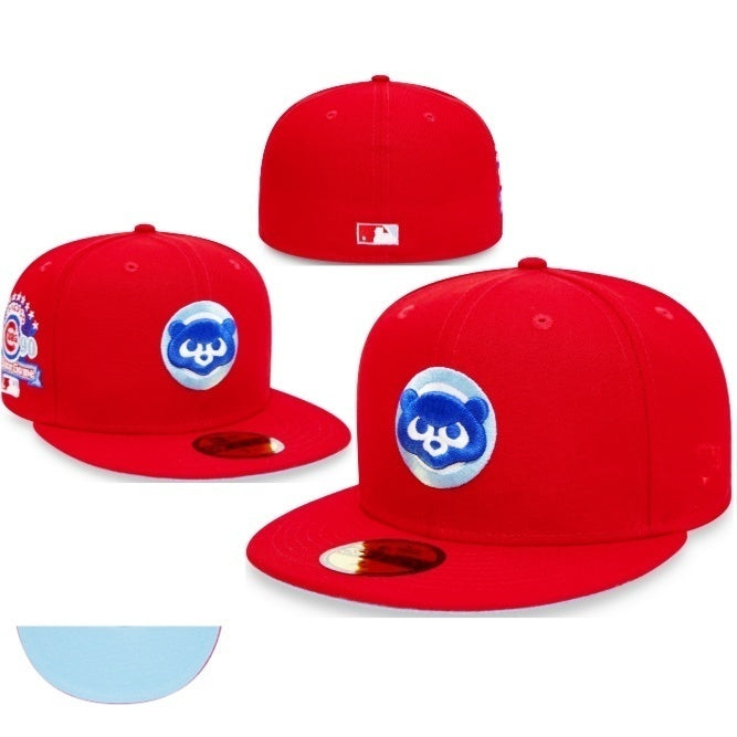 Chicago Cubs Red/Royal Blue Chicago Cubs Anniversary Edition 59FIFTY Fitted