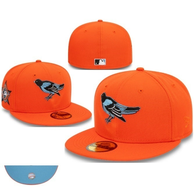 Baltimore Orioles Orange/Light Blue All Star Game edition undervisor Blue 59FIFTY Fitted