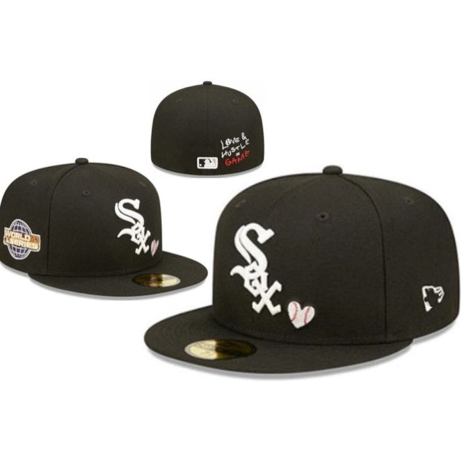 Chicago White Sox Black/White Love & Hustle the Game - Edition Special 59FIFTY Fitted