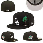 Los Angeles Dodgers Black/White LA Dodgers Palm Tree / World Series Edition 59FIFTY Fitted